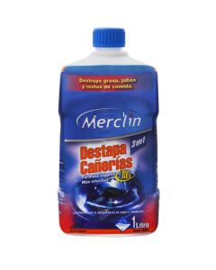 Merclin Destapa cañeria 1L.Gel