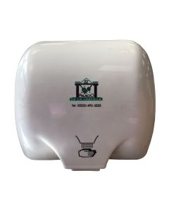 Secamanos electrico Luxe blanco-aproximacion