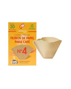 Filtro papel café nº4 Domestic